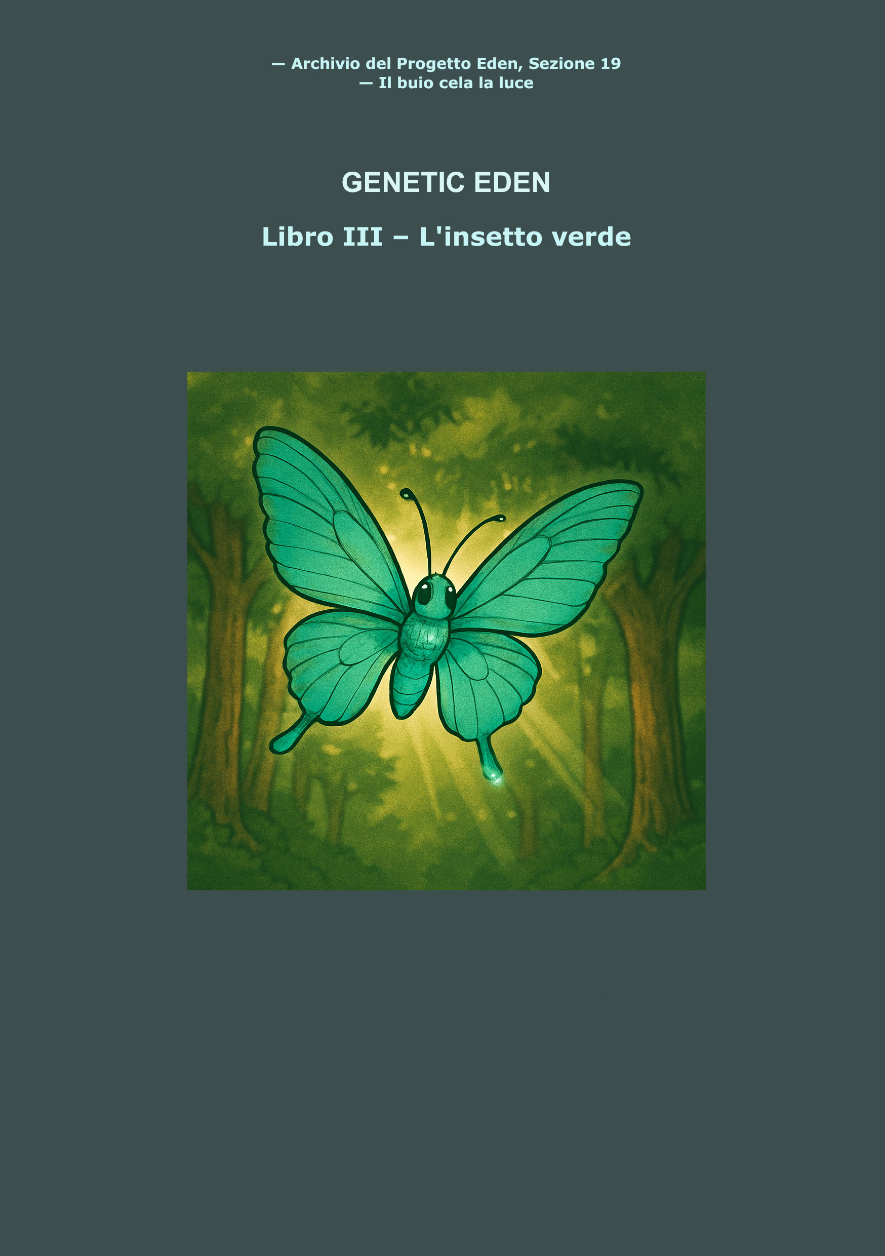 Genetic Eden - Anteprima fumetto: l'insetto verde