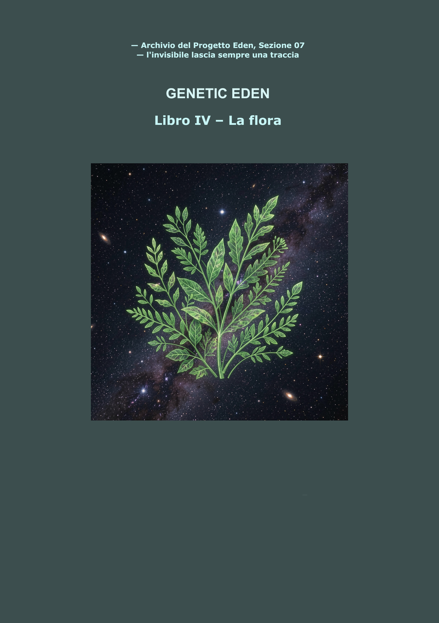 Genetic Eden - Anteprima fumetto: La flora