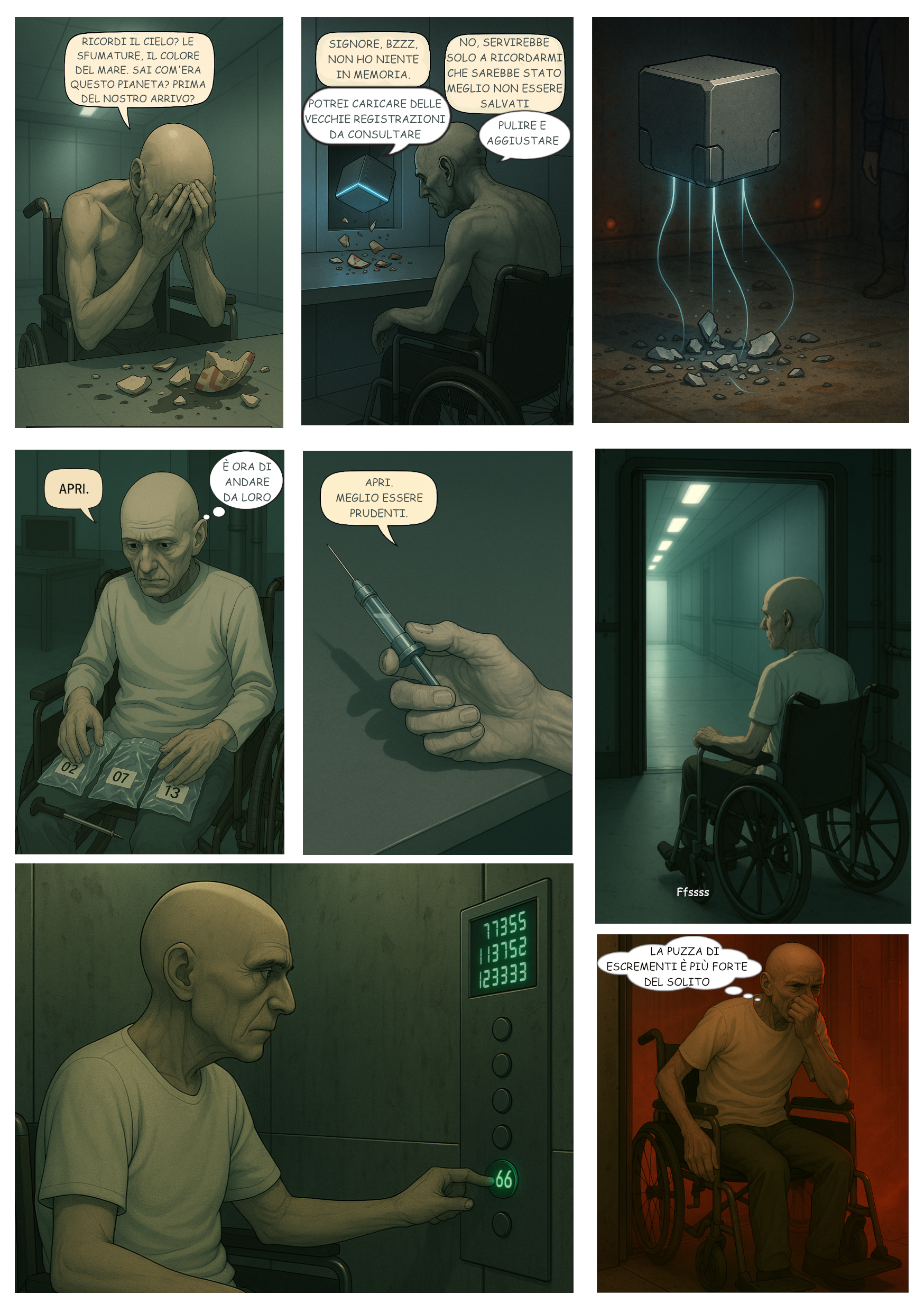 Genetic Eden - Anteprima fumetto: Nenki si risveglia in un mondo distopico sul pianeta Schos