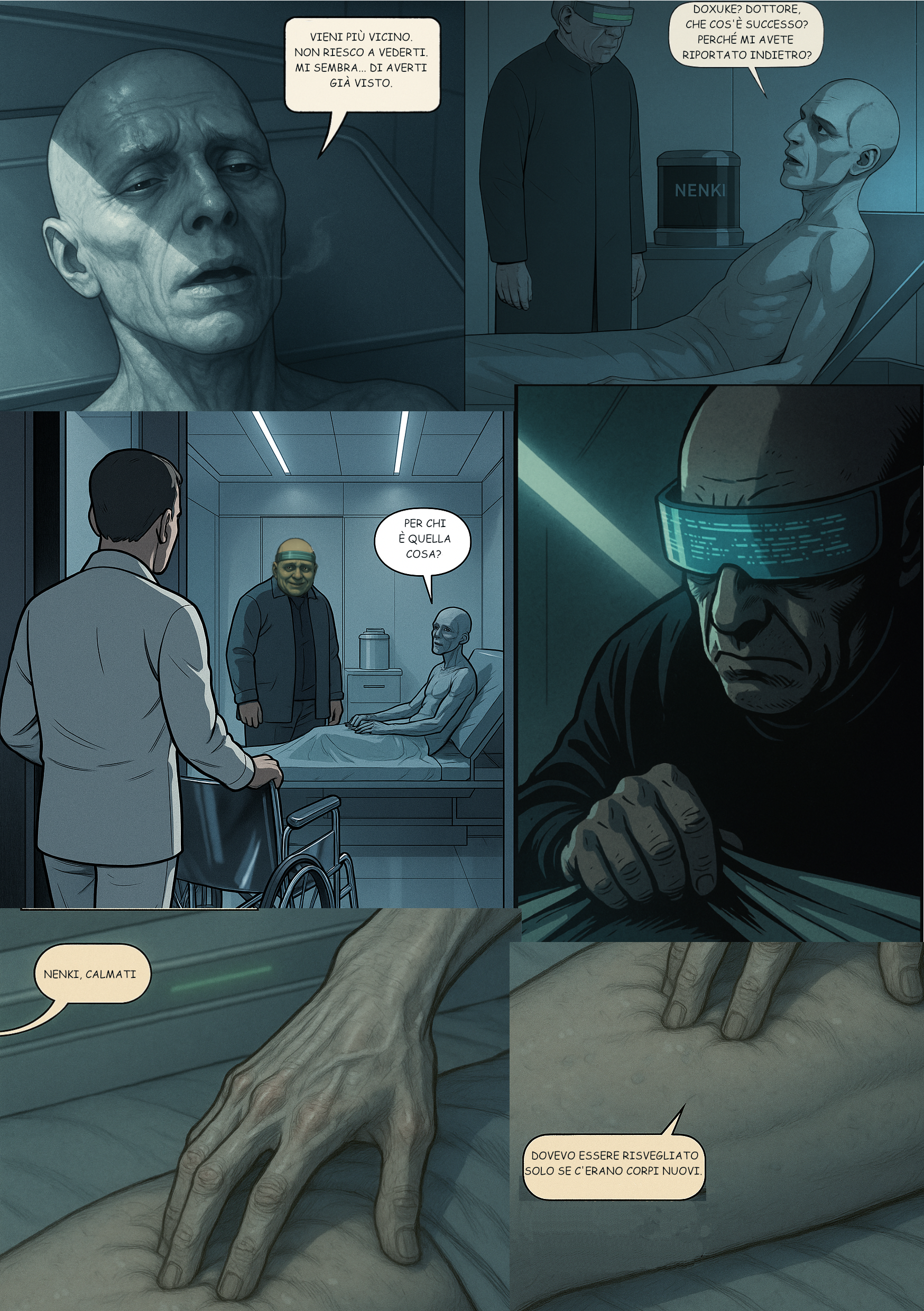 Genetic Eden - Anteprima fumetto: Nenki si risveglia in un mondo distopico sul pianeta Schos