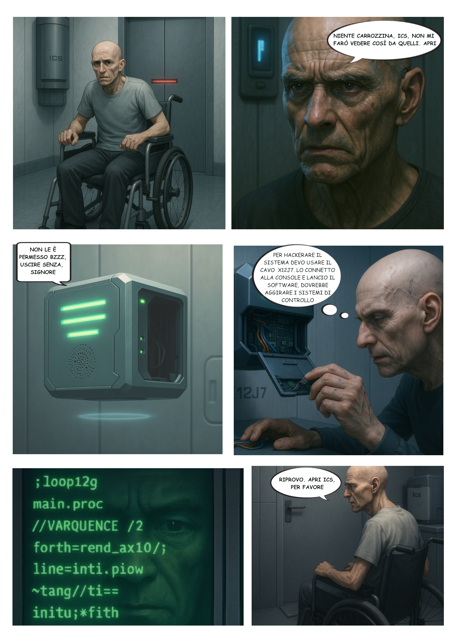 Genetic Eden - Anteprima fumetto: Nenki si risveglia in un mondo distopico sul pianeta Schos