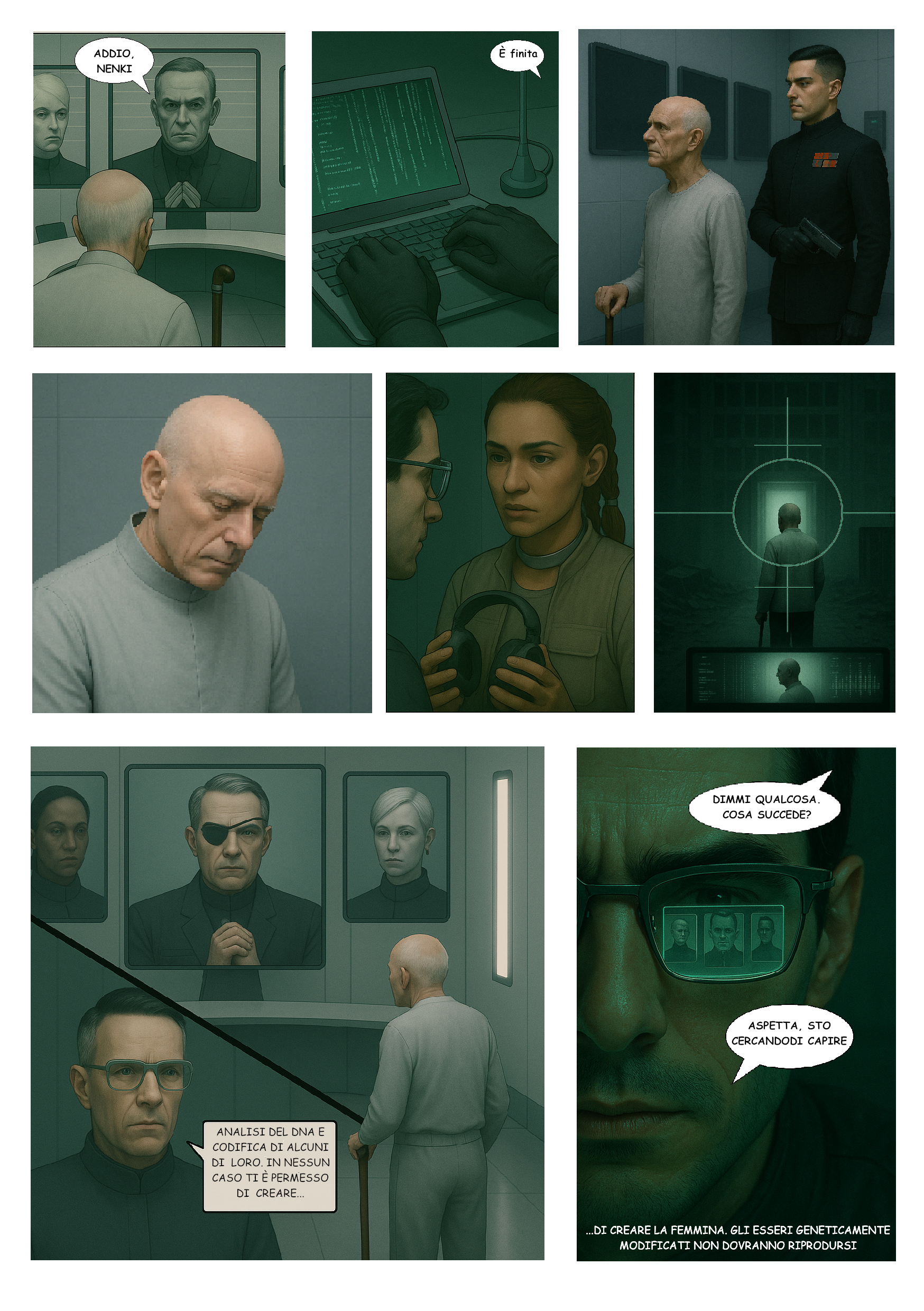 Genetic Eden - Anteprima fumetto: Nenki si risveglia in un mondo distopico sul pianeta Schos