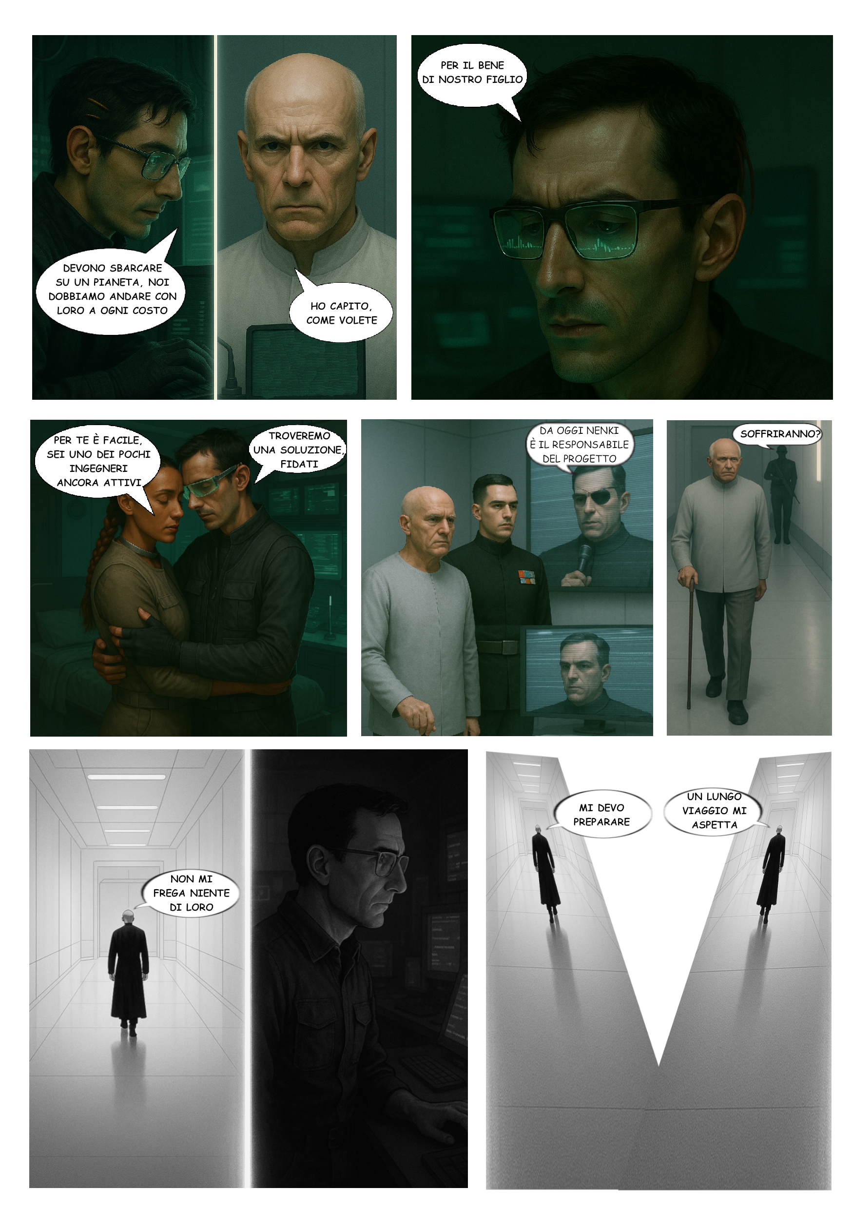 Genetic Eden - Anteprima fumetto: Nenki si risveglia in un mondo distopico sul pianeta Schos