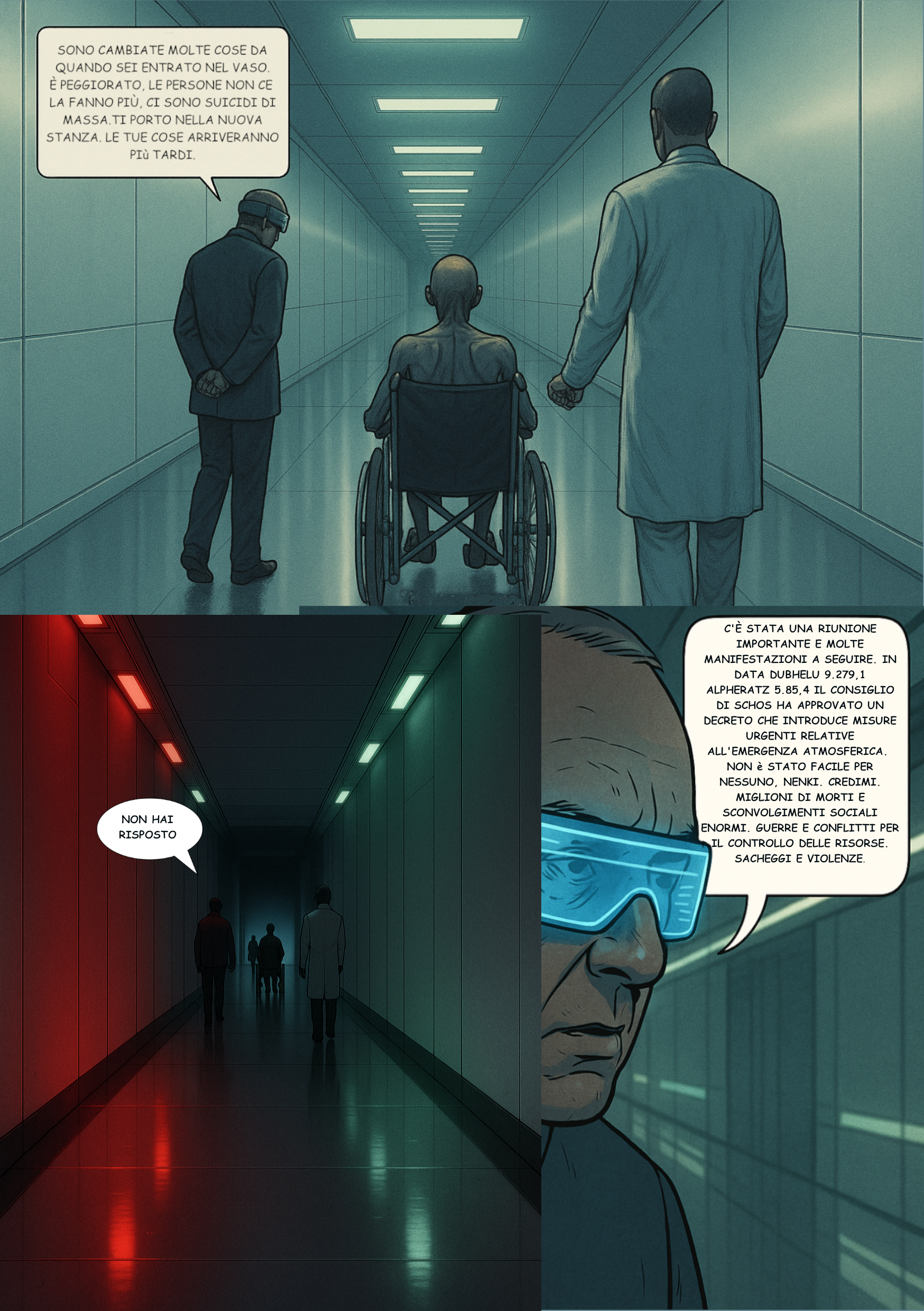 Genetic Eden - Anteprima fumetto: Nenki si risveglia in un mondo distopico sul pianeta Schos