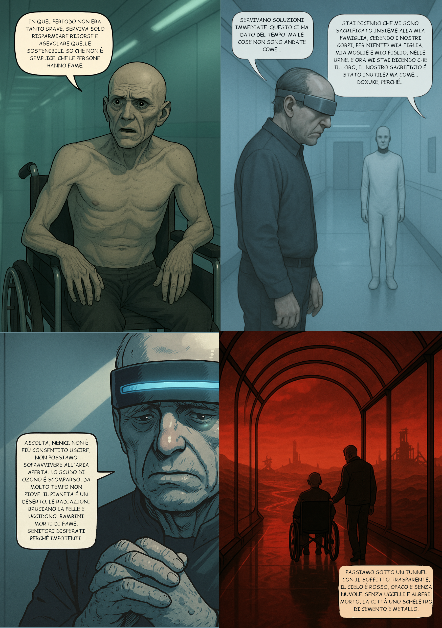Genetic Eden - Anteprima fumetto: Nenki si risveglia in un mondo distopico sul pianeta Schos